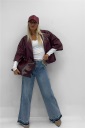 jeans modello wide leg bijoux